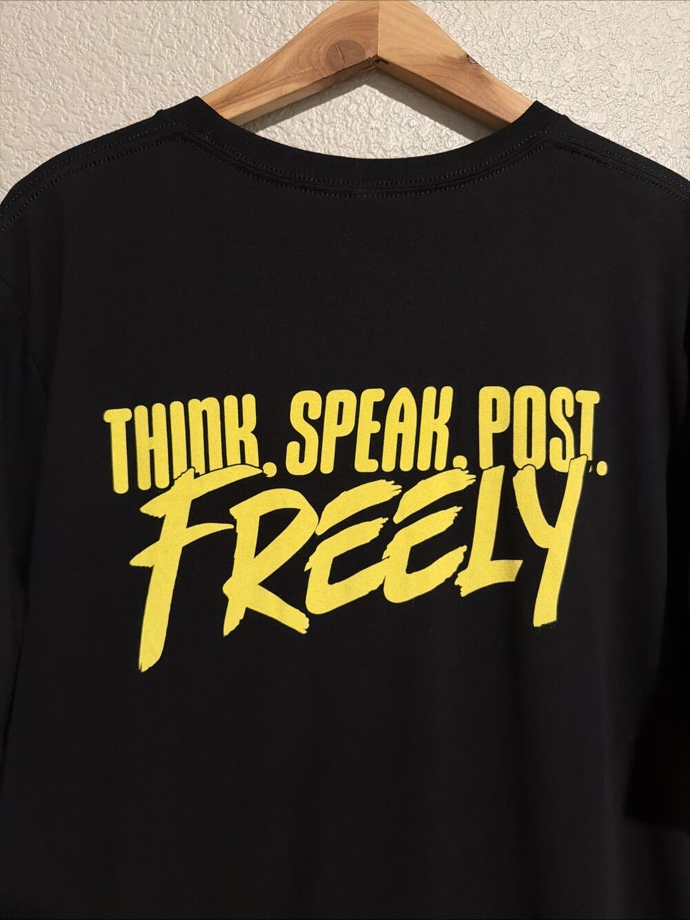 RARE NEW Turning Point USA Shirt - Charlie Kirk TPUSA Free Speech XL Black